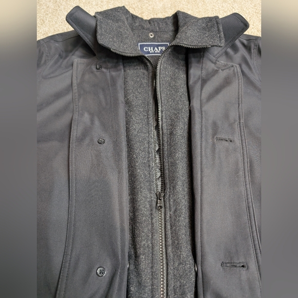 Mens CHAPS lined coat - Picture 7 of 9